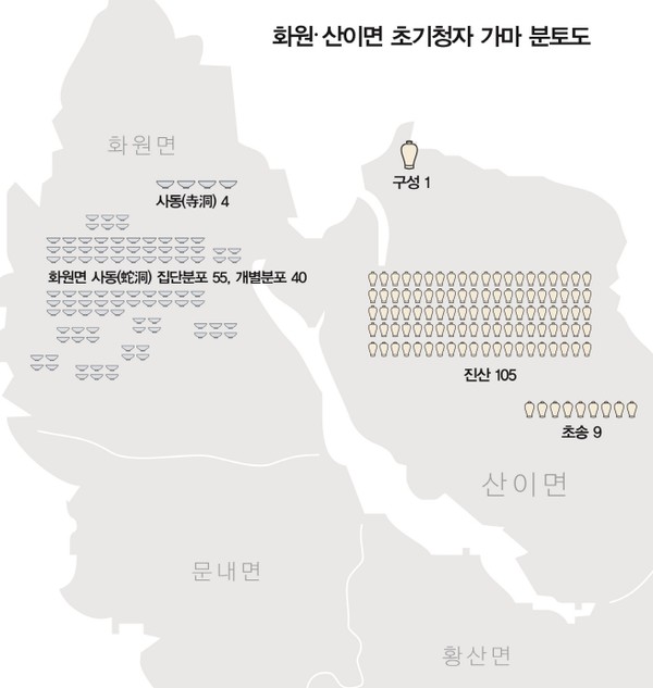 해남군은 유네스코 유산 등재를 위해 화원면과 산이면에 집중 분포된 초기청자 가마터 발굴 및 연구를 올해 활발히 추진한다.