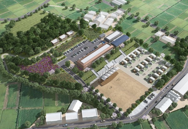 해남군이 폐교된 화산남초등학교를 활용해 ‘해남군립미술관’을 건립하겠다고 나선 가운데 이를 신중히 접근해야 한다는 의견도 나오고 있다.(군립미술관 조감도)