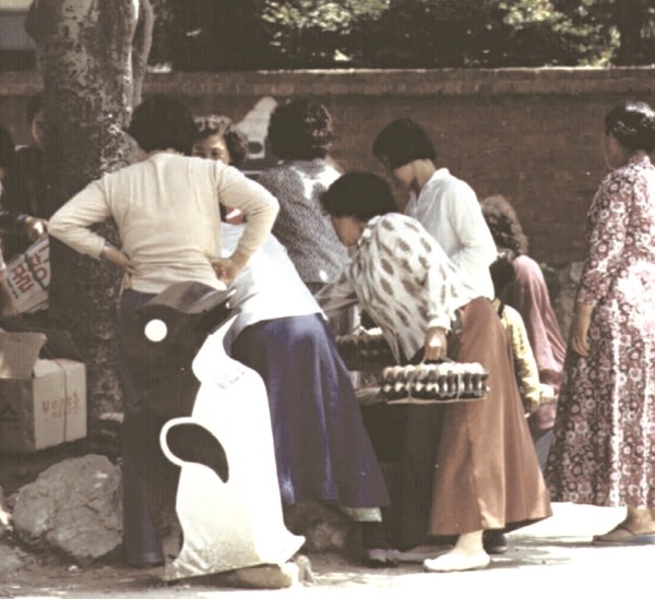 해남읍교회는 70~80년대 해남의 민주화를 견인했고 80년 5월에도 조직적으로 참여했다. (故 천임식씨가 촬영한 80년 5월 읍교회 여신도회의 주먹밥 나눔)