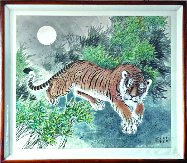 남보 신현호 화백의 호랑이 그림