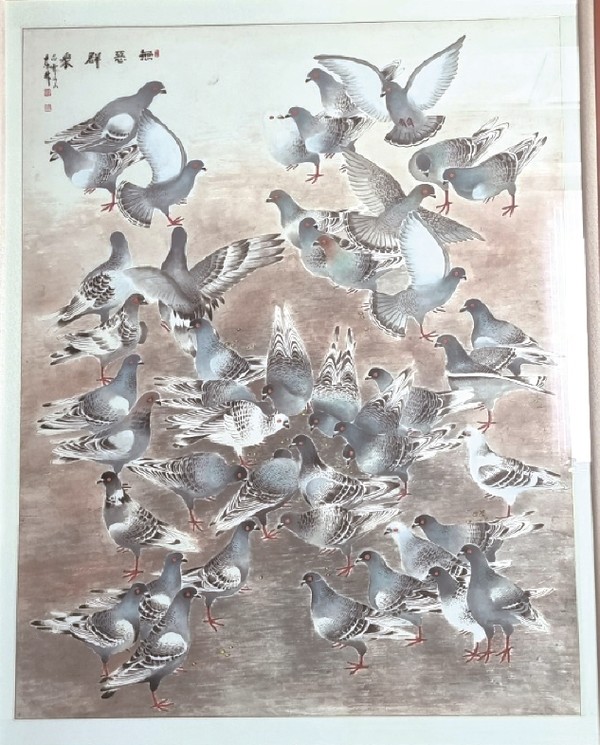 진성추어탕은 해남 대표적인 수묵전시관이다. 주인장이 좋아하는 동림 박한성의 작품이 주로 걸려있다.