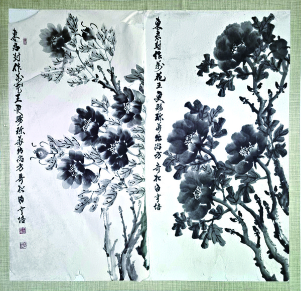 대흥사 매표소 입구에 있는 목포식당에는 기송 백형배의 수묵 목단과 송도의 새우그림, 미당의 잉어 그림이 걸려있다. 