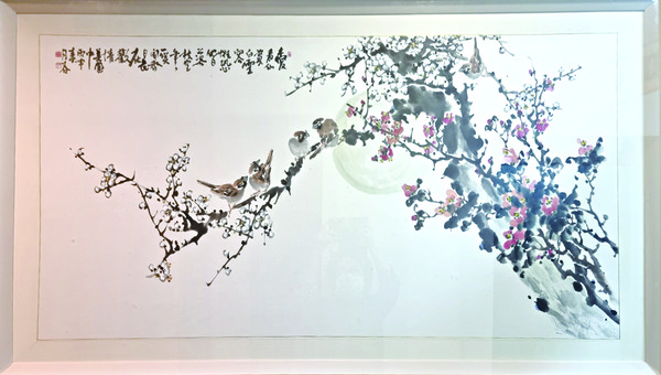 월곡 김경현 화조화