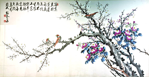 매곡 김좌언의 화조화