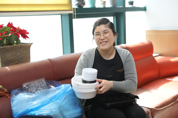 해남읍 해리 이희정씨는 지난해 9월부터 자원순환 유가보상제에 참여해왔다. 