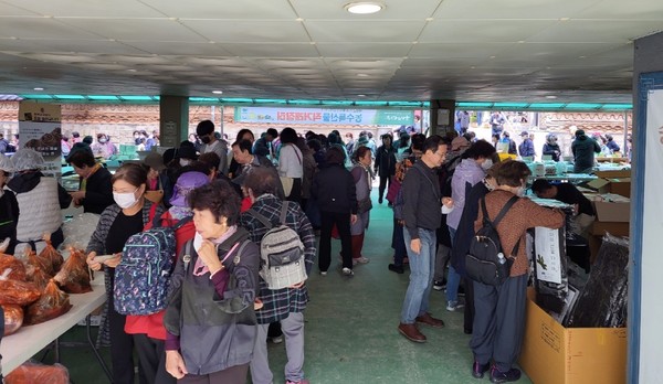 해남군이 10월21~22일 서울 봉은사에서 직거래장터를 연다. 