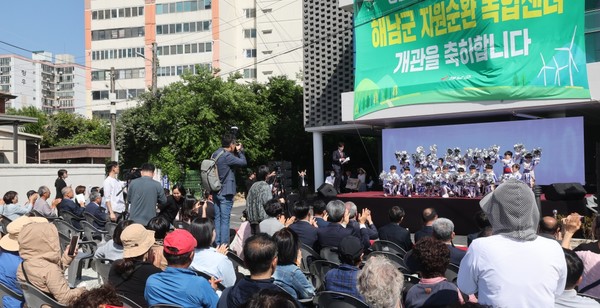 해남군 자원순환복합센터가 지난 5월16일 개관식을 가졌으며, 본격 운영을 시작했다.