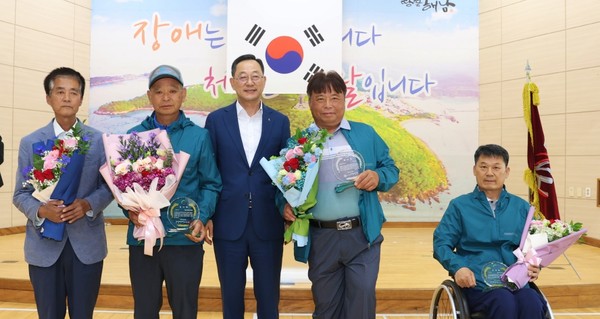 해남군장애인체육회는 지난 5월24일 전남 장애인체육대회 해단식을 가졌다.