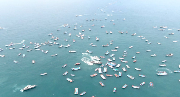 송지 어란 어민들과 진도 어민들간 갈등으로 중단된 만호해역 김양식이 올해 다시 재개된다.