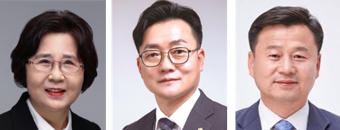       민경매 총무위원장                  민찬혁 산건위원장                 박상정 윤리특위원장