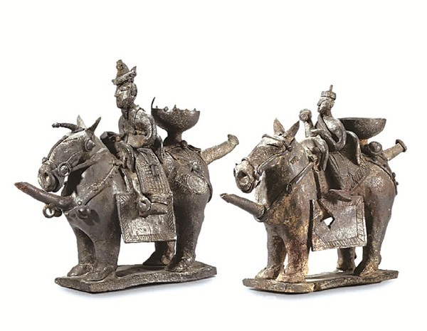 교과서에 등장하는 국보 91호 기마인물형토기가 10월 초 해남공룡박물관에서 전시된다.