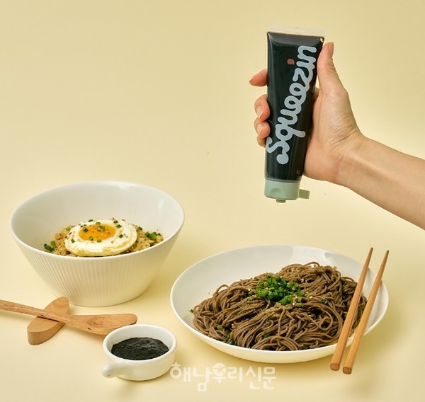 해남 김이 서울 청년창업팀 ‘스퀴진’의 아이디어로 간편하게 즐길 수 있는 ‘소스’로 출시된다.