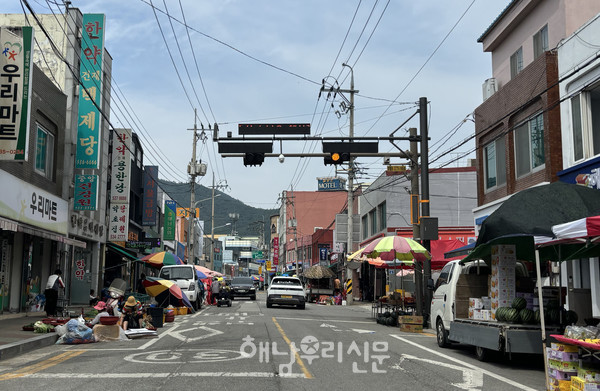 해남고도리 일대에 홀짝제가 운영될 예정인 가운데 장날과 점심시간대는 단속에서 유예된다.