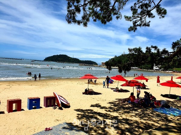 송호해변 여름축제가 무대 중심의 대규모 축제를 없애고 개장 내내 놀이형 체험행사 위주로 열린다.