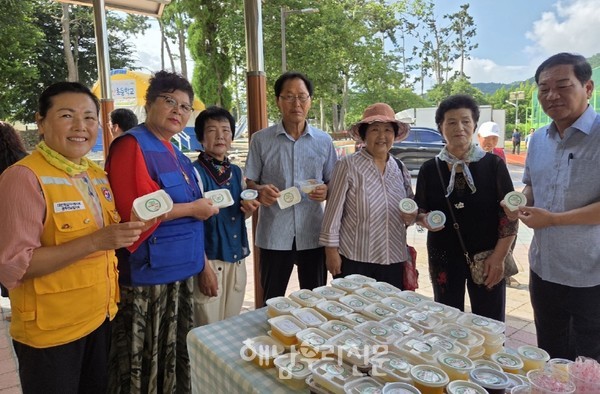 마산면은 주민자치총회와 연계해 ‘민생회복 소비쿠폰’ 조기 사용 캠페인을 실시했다.