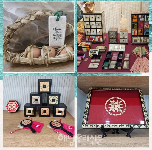 자원순환복합센터에서 연자마을 어르신들의 ‘생명의 순환’ 전시회가 열리고 있다.