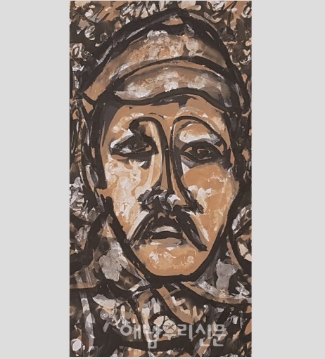 김창수 작가의 ‘얼굴 그리고 얼굴’ 전이 장성도서관 갤러리 ‘뜨락’에서 열린다.